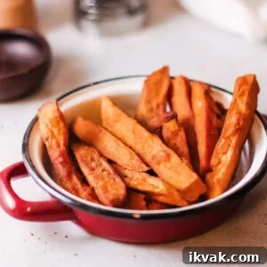 Crispy Oven Baked Sweet Potato Fries Recipe 2 Oven-Baked Sweet Potato Fries