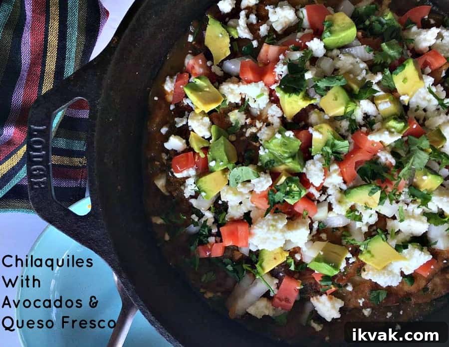 Chilaquiles with Avocado and Queso Fresco Recipe 2 Chilaquiles With Avocados & Queso Fresco