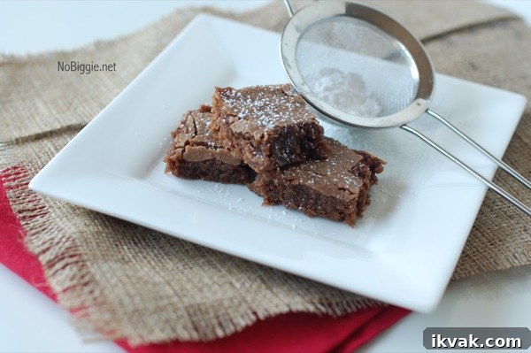chocolate brownie recipe Nobiggie.net