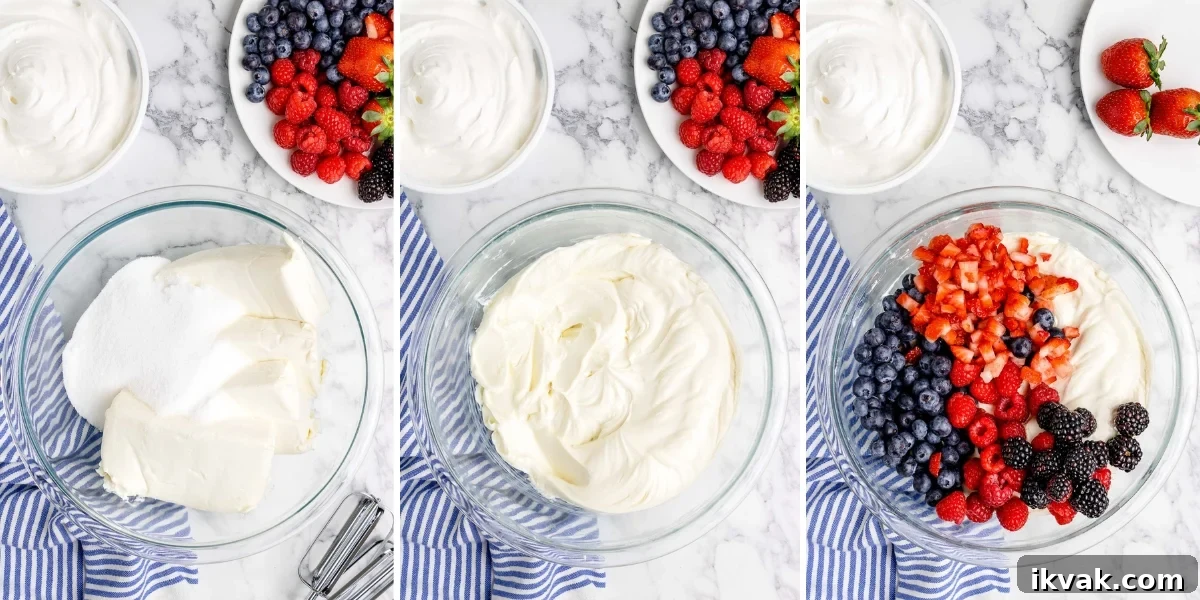 cheesecake filling overhead tutorial
