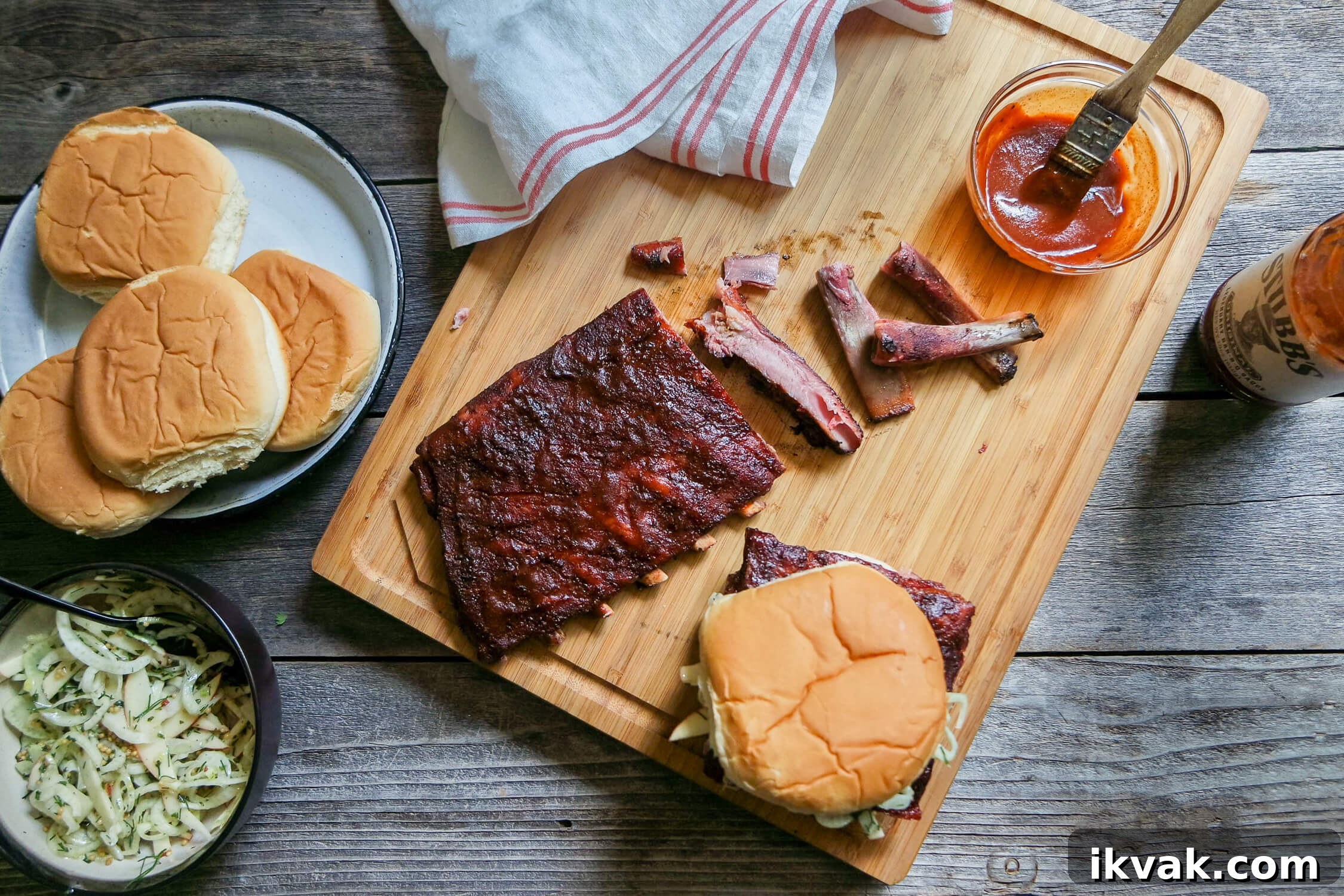 Texas Boneless Pork Rib Sandwich Recipe & Where to Find It 2 ribwich texas smoked bbq