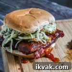 boneless pork rib sandwich recipe with apple fennel slaw