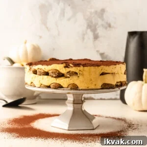 spiced pumpkin bourbon tiramisu