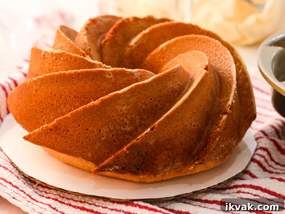 Classic Christmas Cake Recipe: Moist Fruit Cake for the Holidays 11 Swirl baked bundt pan
