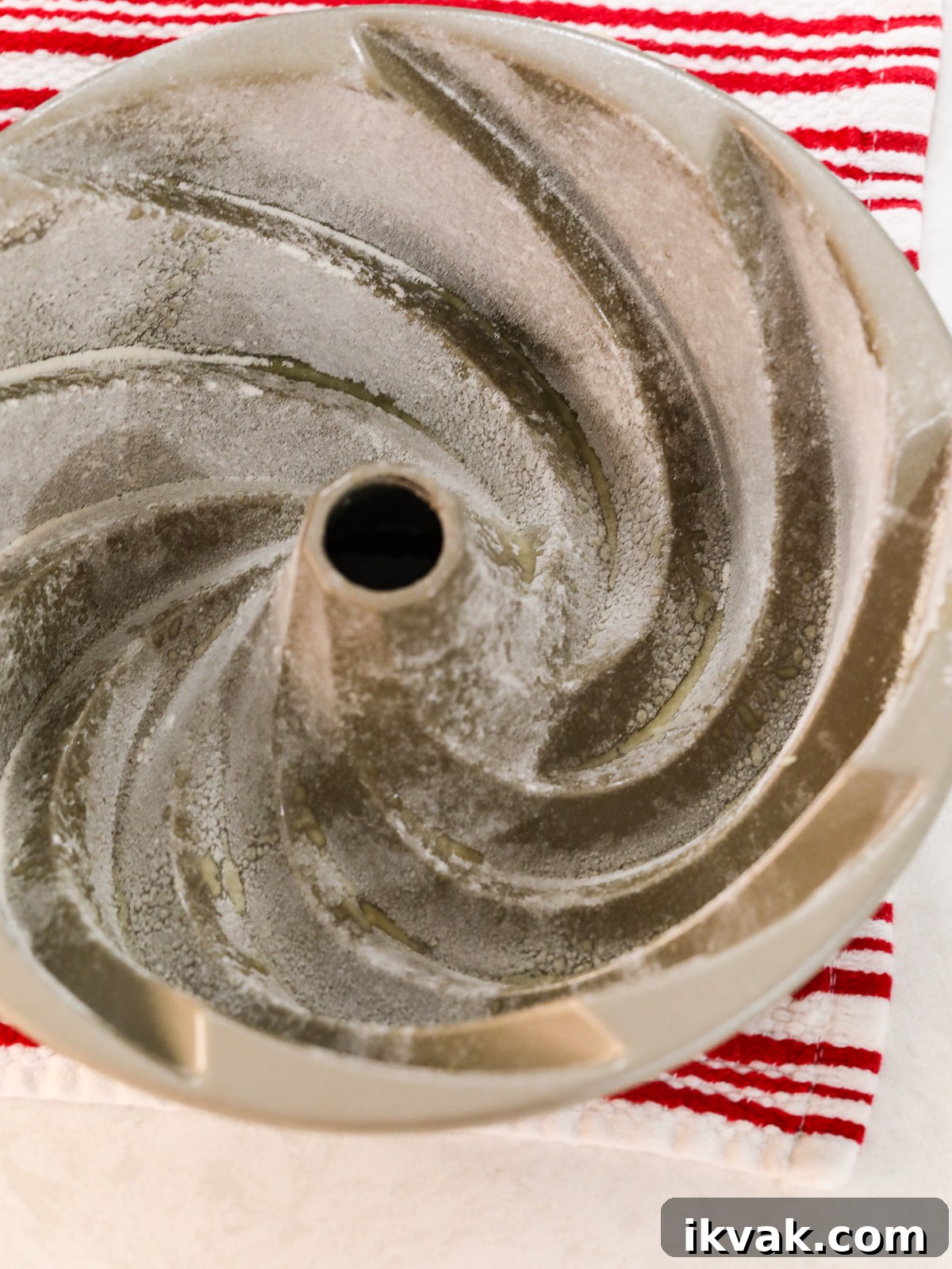 Classic Christmas Cake Recipe: Moist Fruit Cake for the Holidays 7 Prepared swirl bundt pan