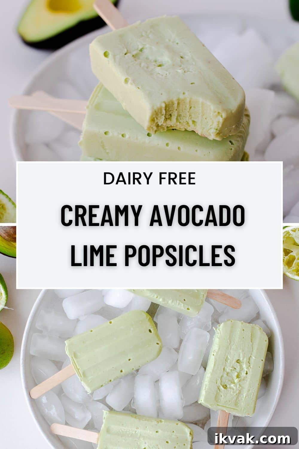 Creamy Avocado Lime Popsicles — Dairy-Free Recipe 12 avocado lime popsicles