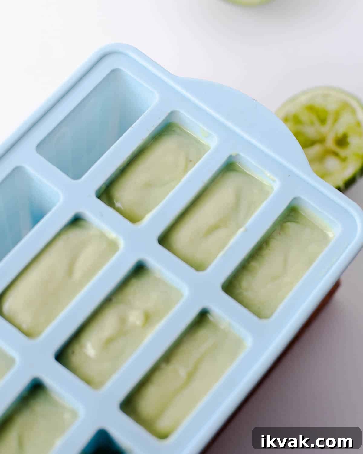 Creamy Avocado Lime Popsicles — Dairy-Free Recipe 6 How to make avocado ice pops