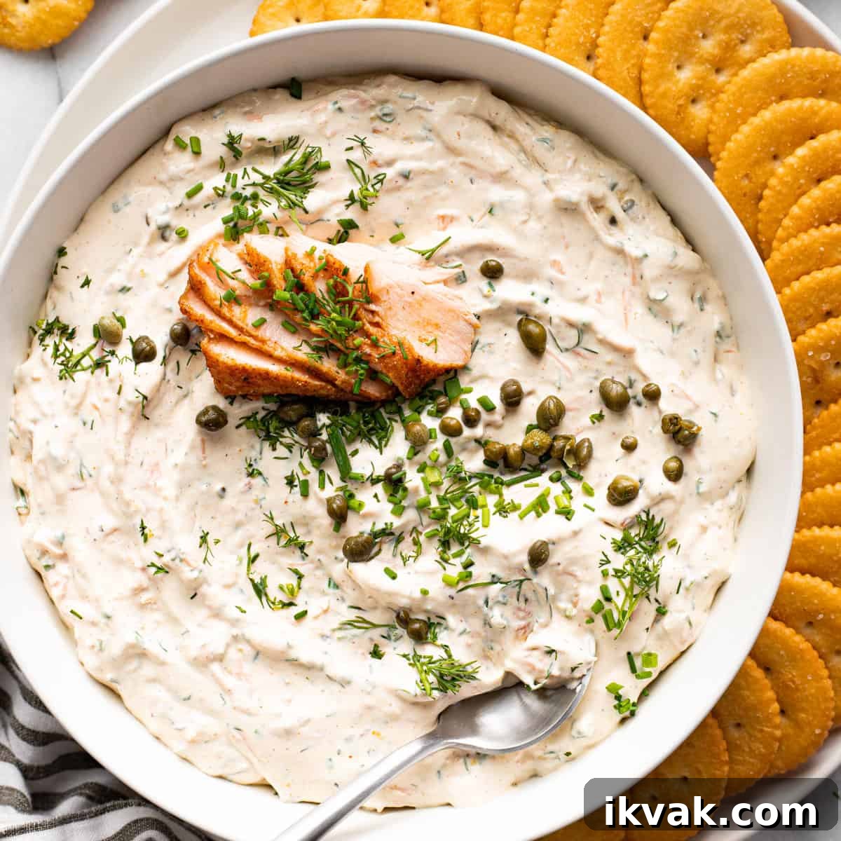 10 Minute Smoked Salmon Dip