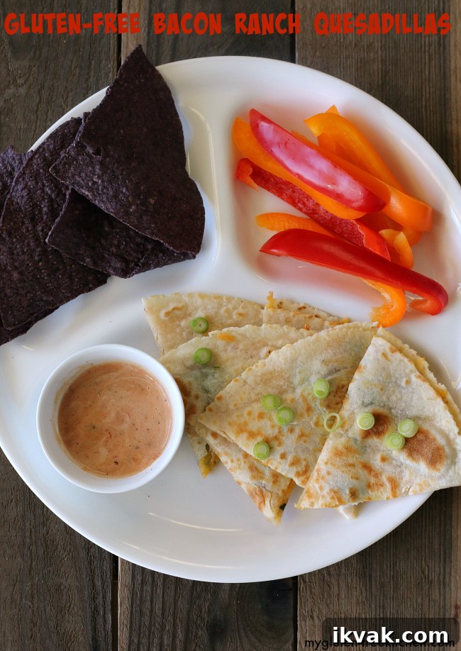 How to Make Gluten-Free Bacon Ranch Quesadillas 5 Gluten-free Bacon Ranch Quesadillas lunch for kids