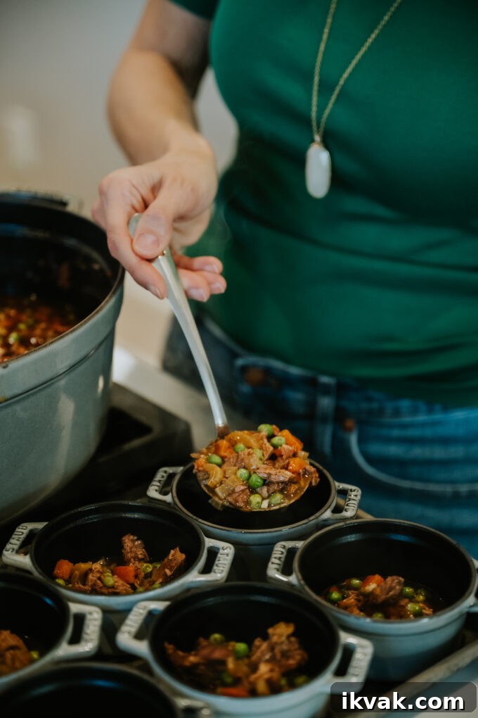 Mini lamb shoulder shepherds pie 