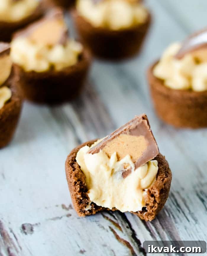 chocolate peanut butter cookie cups