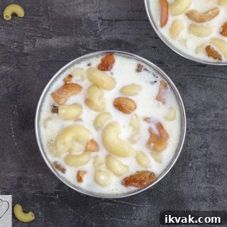 Creamy Indian-Style Pasta Kheer (Pasta Payasam) 2 Macaroni Payasam