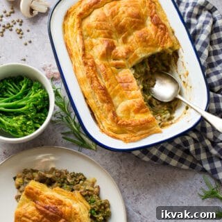 Vegan Puff Pastry Pie