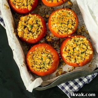 Cider & Barley Stuffed Tomatoes