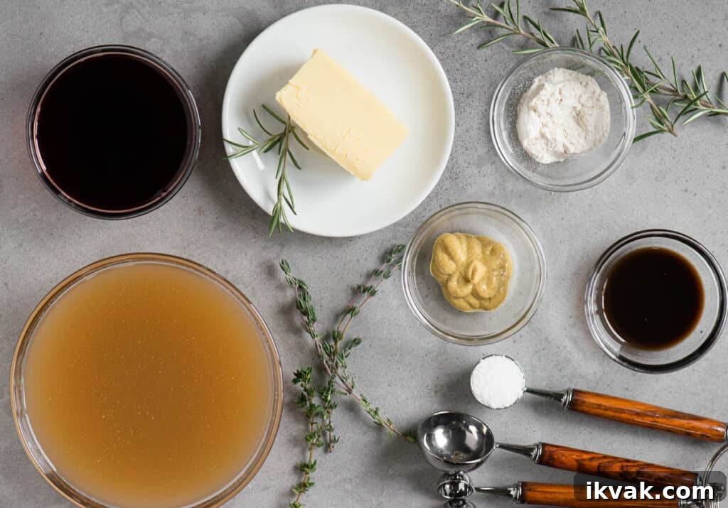 Classic Au Jus Recipe for Tender Roast Beef and Dipping Sauce 4 ingredients for homemade Au Jus Recipe