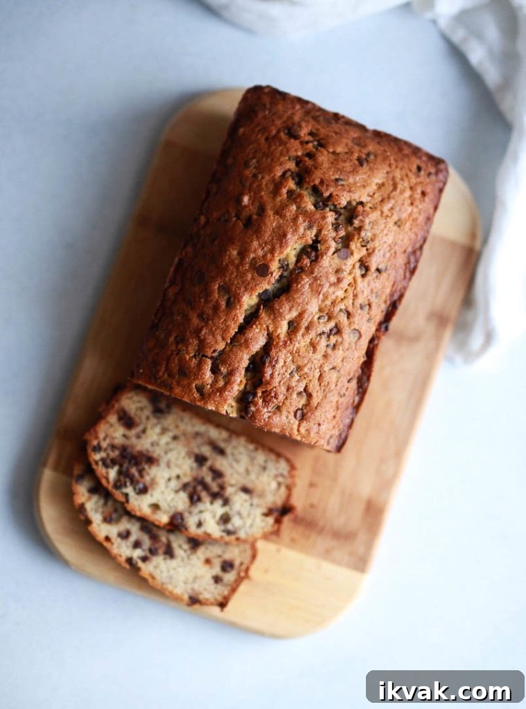 Grandma’s Chocolate Chip Banana Bread Recipe 3 img 585 2