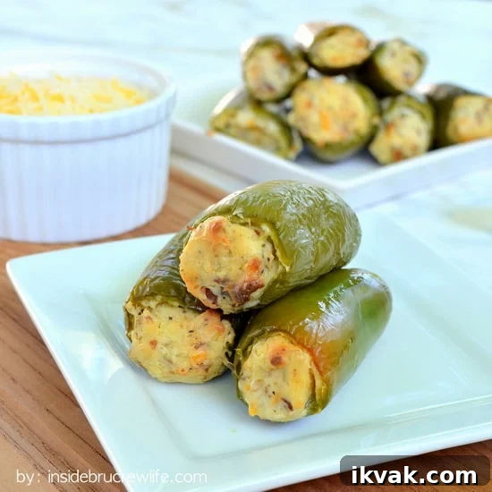Bacon Ranch Grilled Jalapenos