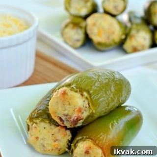 Bacon Ranch Grilled Jalapenos