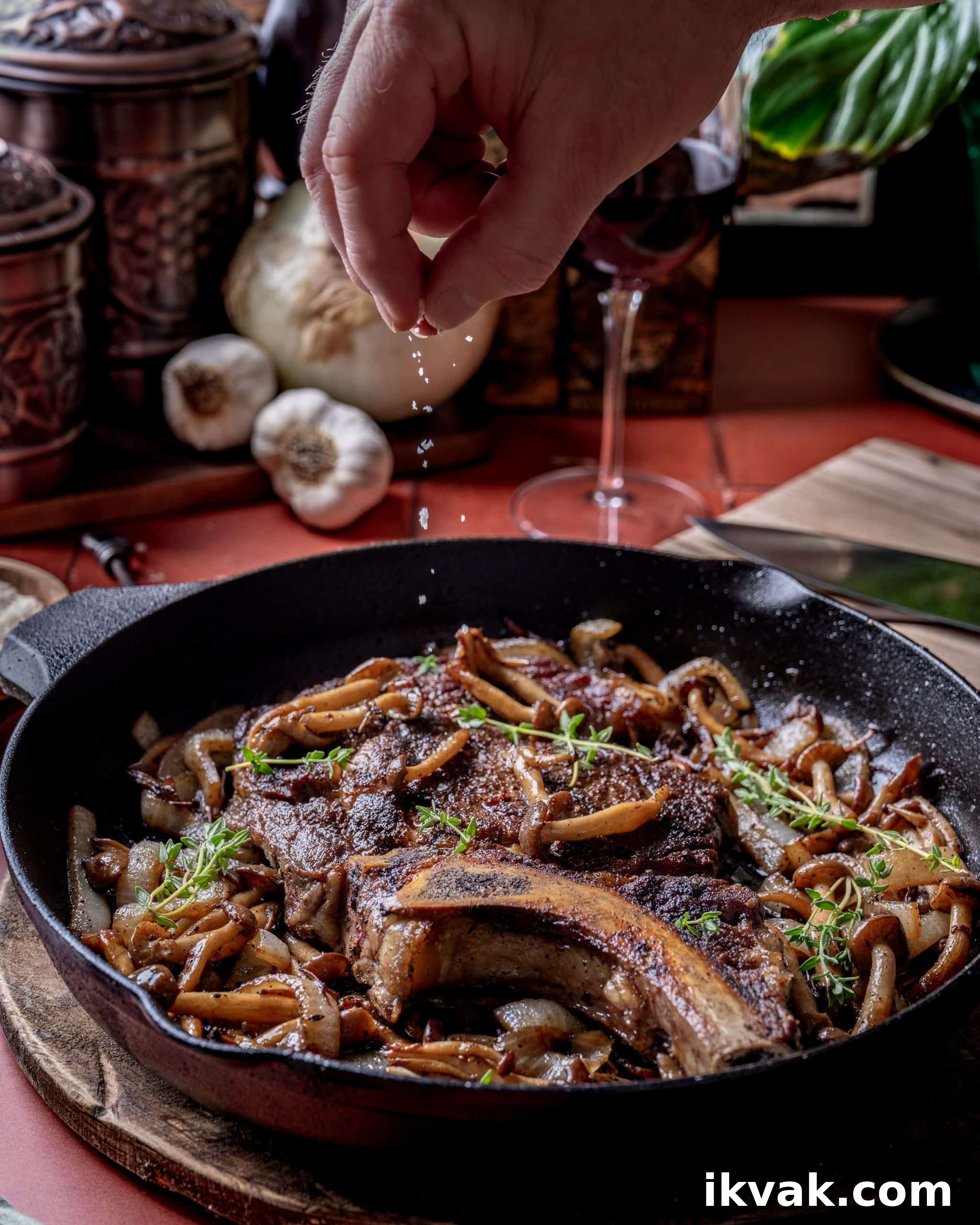 One Pan steak skillet