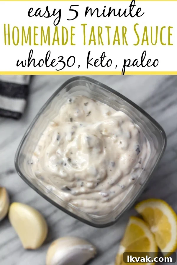 Whole30 tartar sauce - paleo keto Whole30 tartar sauce - paleo keto