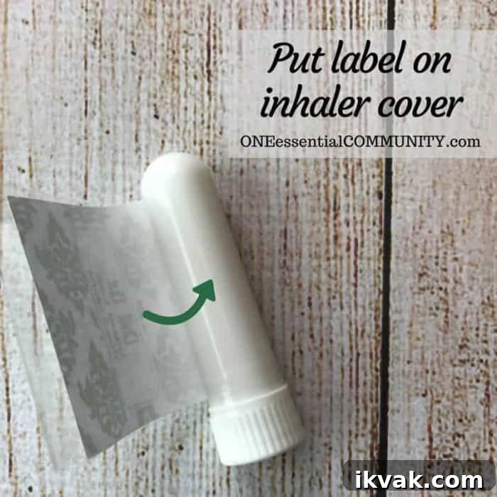 Applying label