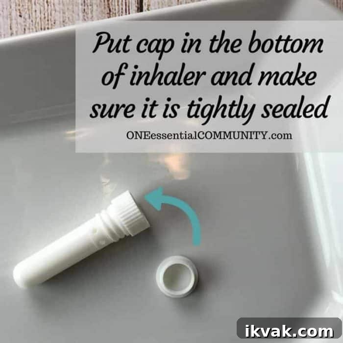 Sealing the inhaler