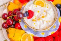 Southern Lemon Fruit Dip Recipe — Zesty Citrus Cream for Fruit