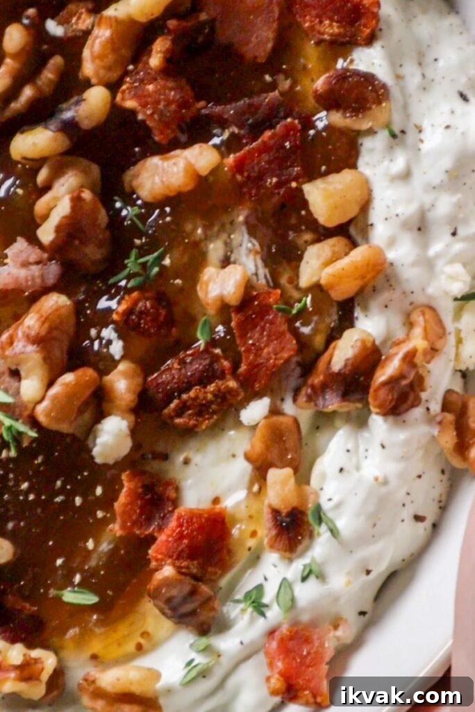 whipped blue cheese dip with fig jam