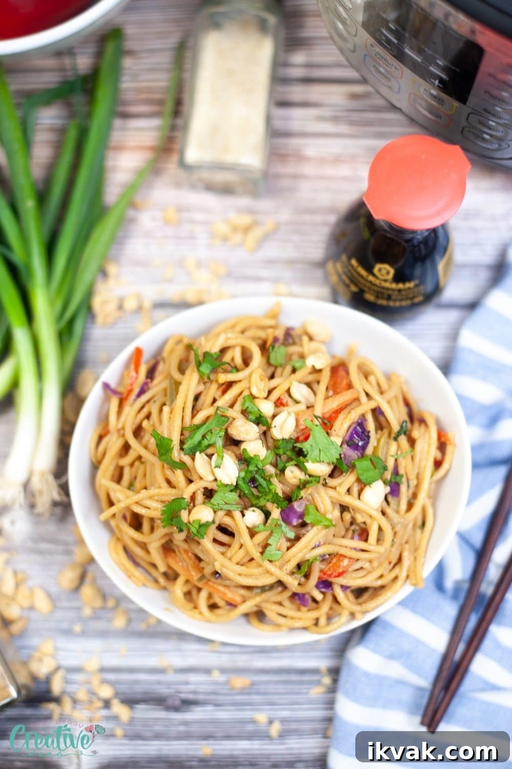 Peanut noodles