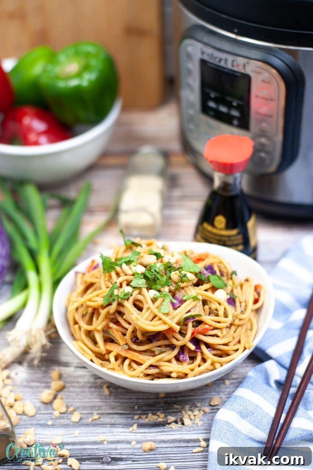 Peanut noodles recipe