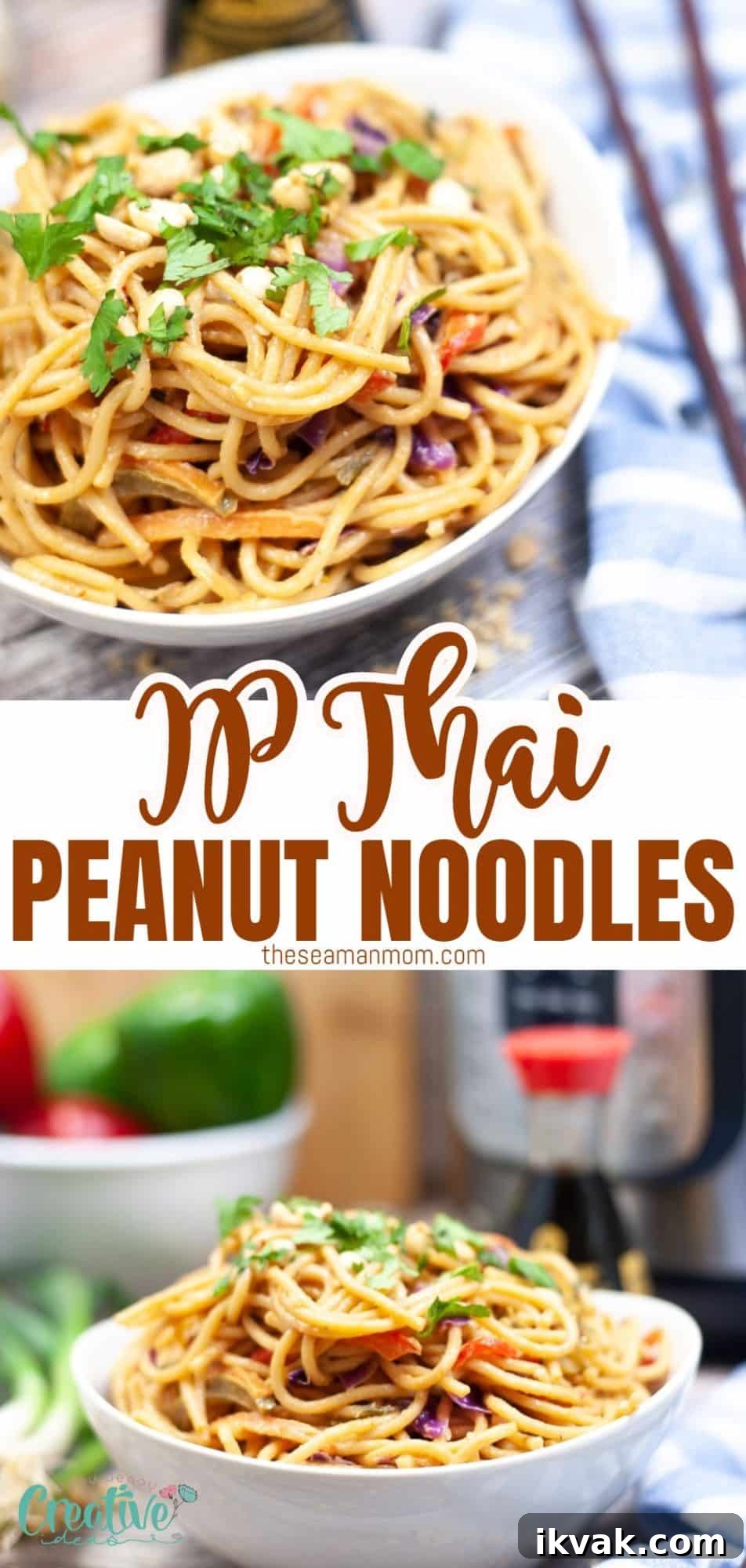 Thai peanut noodles