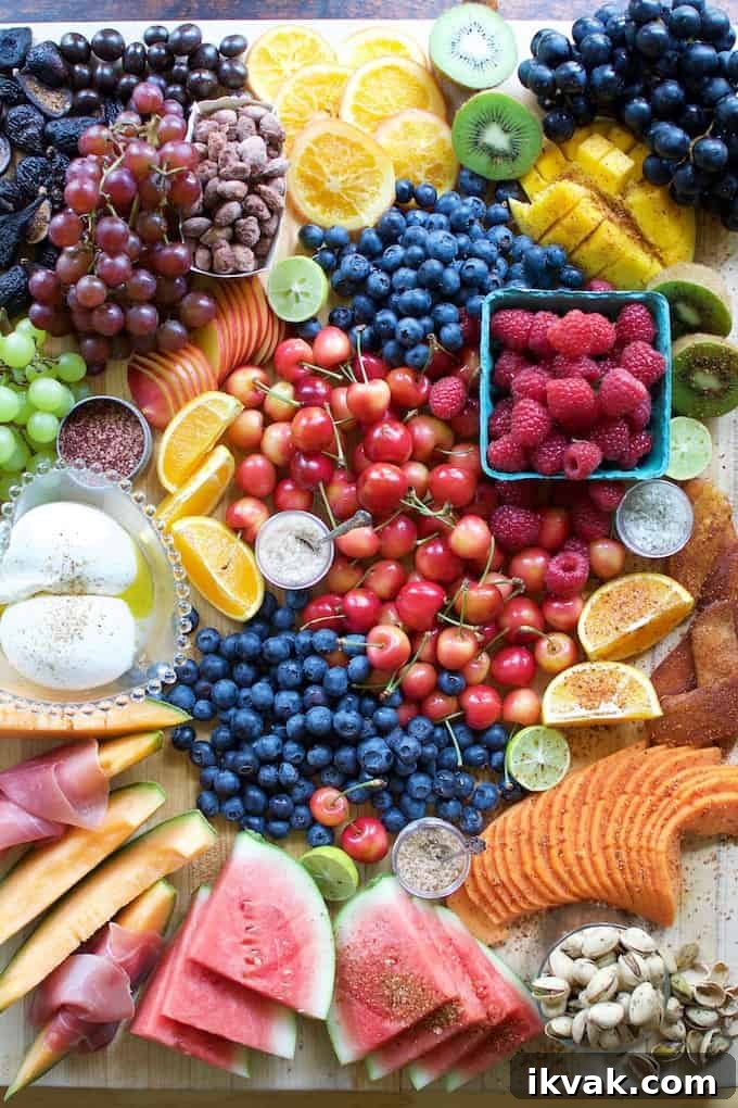 Summer fruit board