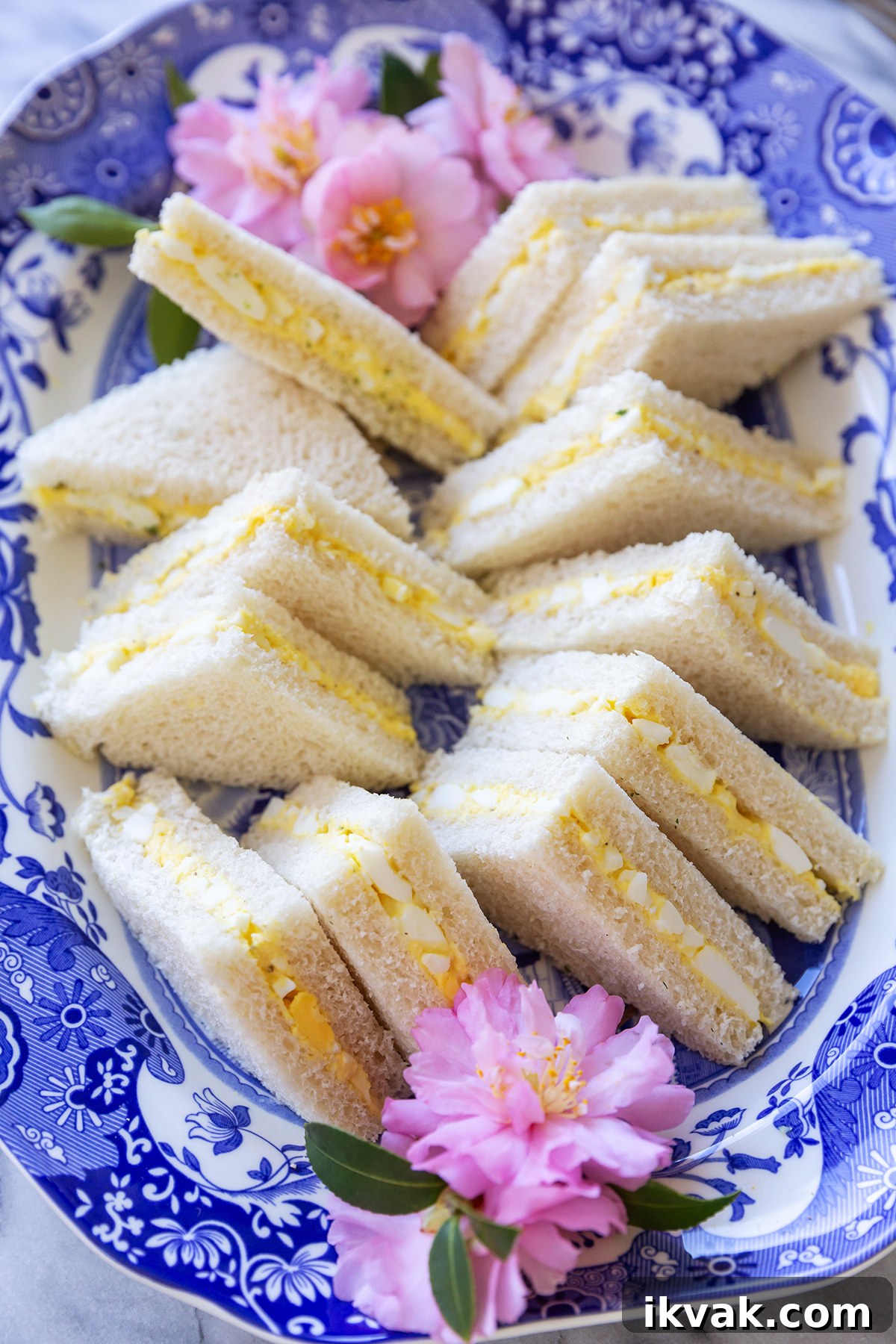 Classic Egg Salad Tea Sandwich Recipe for Afternoon Tea 5 egg salad tea sandwiches
