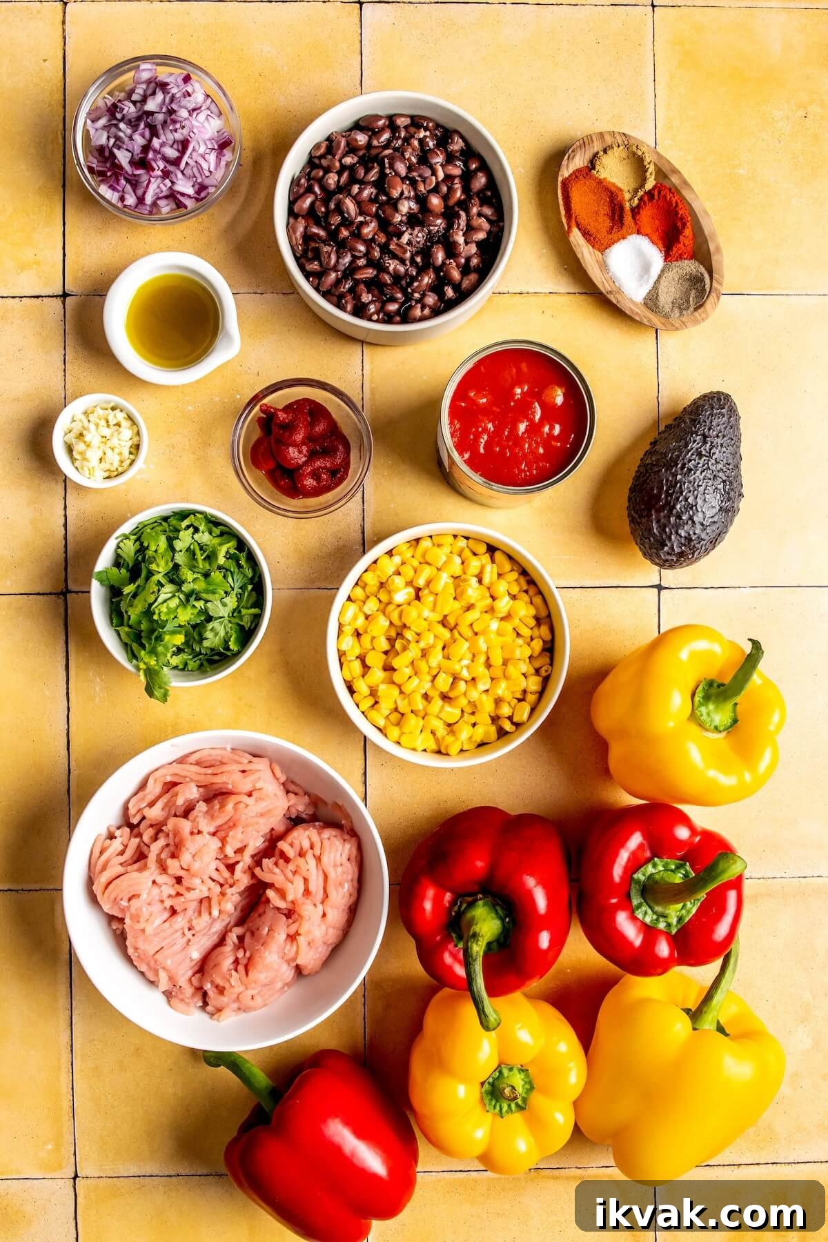 Southwest-Style Stuffed Peppers with Savory Beef and Corn 6 Ingredients for Southwest Stuffed Peppers with Black Beans and Corn - Olivia Adriance