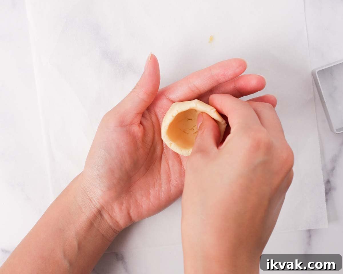 Assembling tart