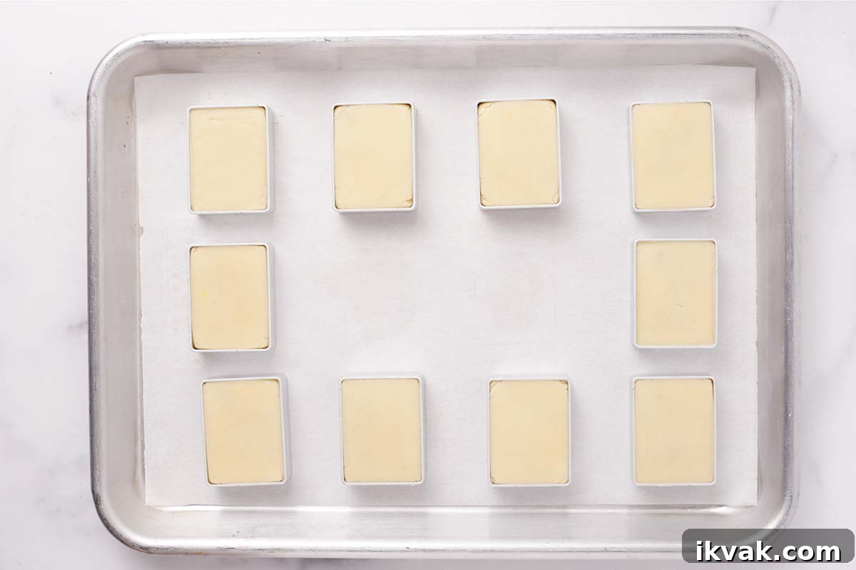 Tarts on sheet pan