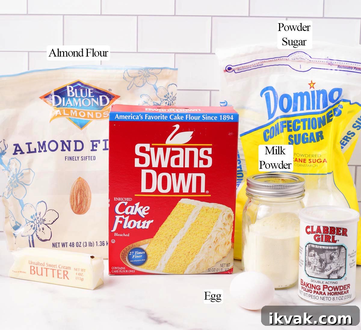 Shortbread dough pieces