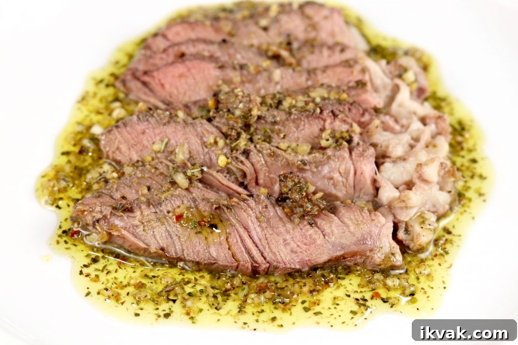 Steak with Salmoriglio Sauce