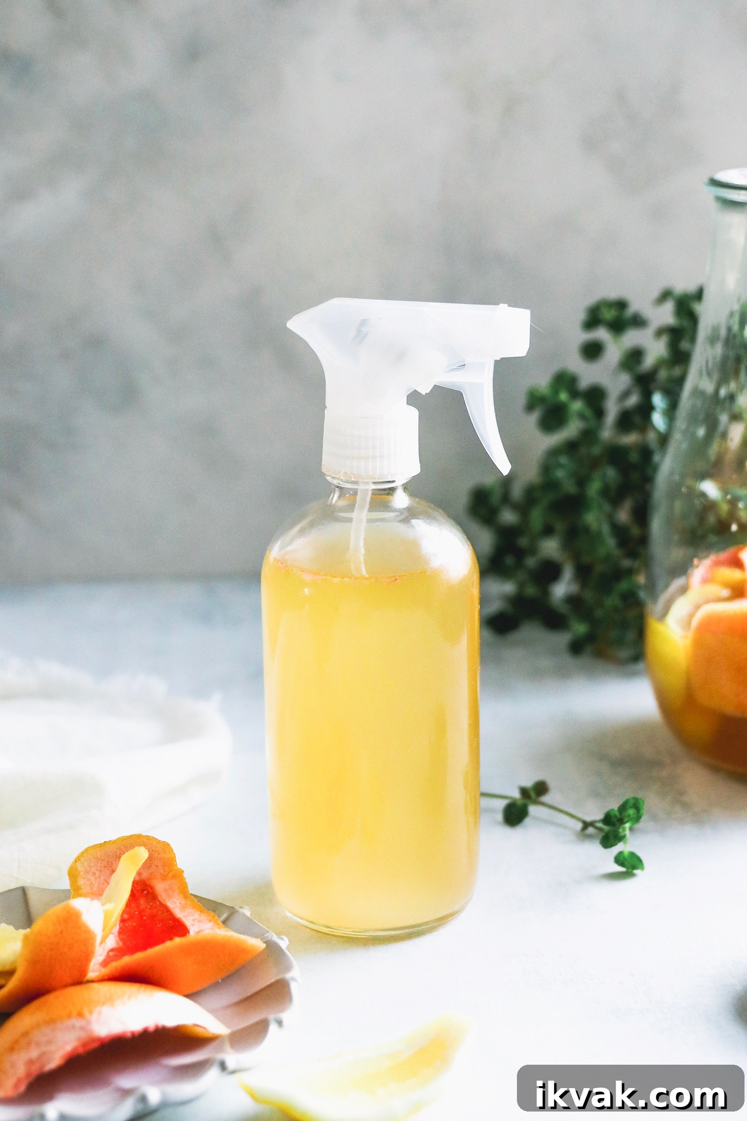 Homemade Enzyme Cleaner from Kitchen Scraps 5 This enzyme cleaner is surprisingly easy to make using ingredients already found in your kitchen. Use it to remove pet accidents, blood, and other stains.