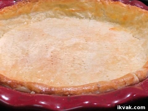 Baked Gluten Free Pie Crust in Dish