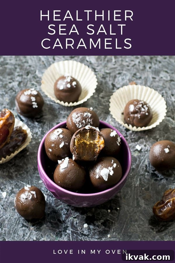 healthier sea salt caramels