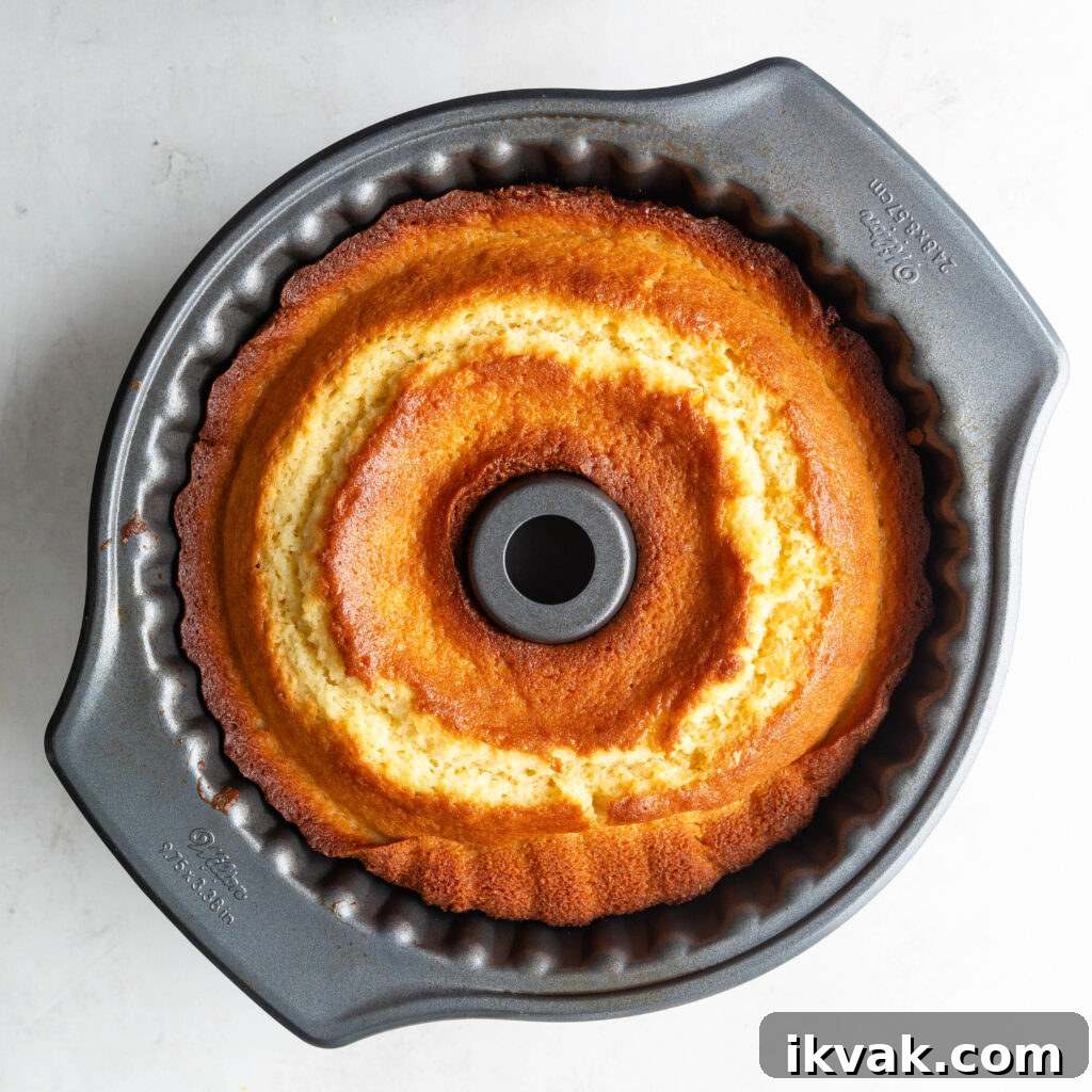 Moist 7-Up Pound Cake | Southern Soul Food Recipe 14 7-up pound cake fresh from the oven