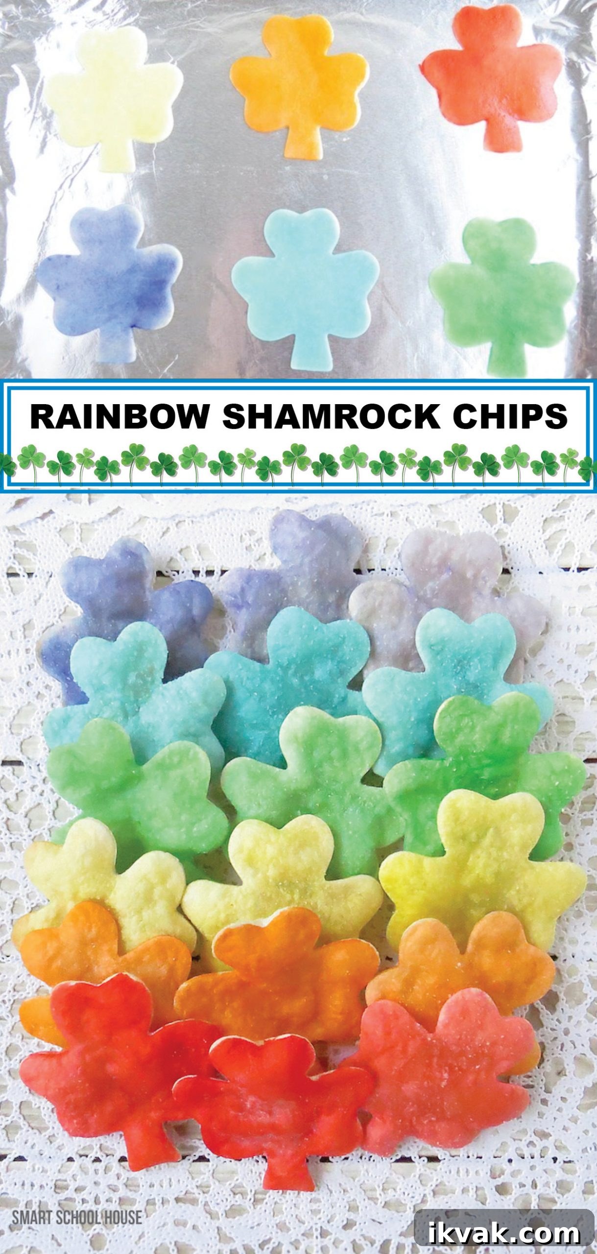 Rainbow Shamrock Homemade Potato Chips Recipe 2 img 9669 1