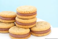 Milk Chocolate-Filled Peanut Butter Sandwich Cookies