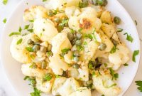 Roasted Cauliflower with Capers and Lemon