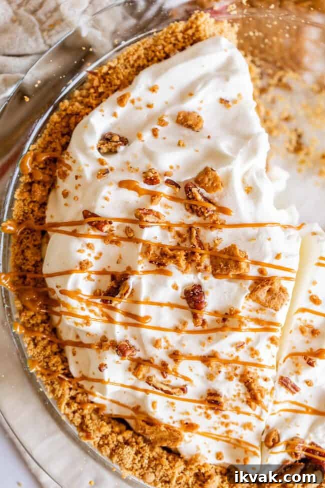 Dulce de Leche Cream Pie with Pecan-Graham Crumble dulce de leche caramel pie