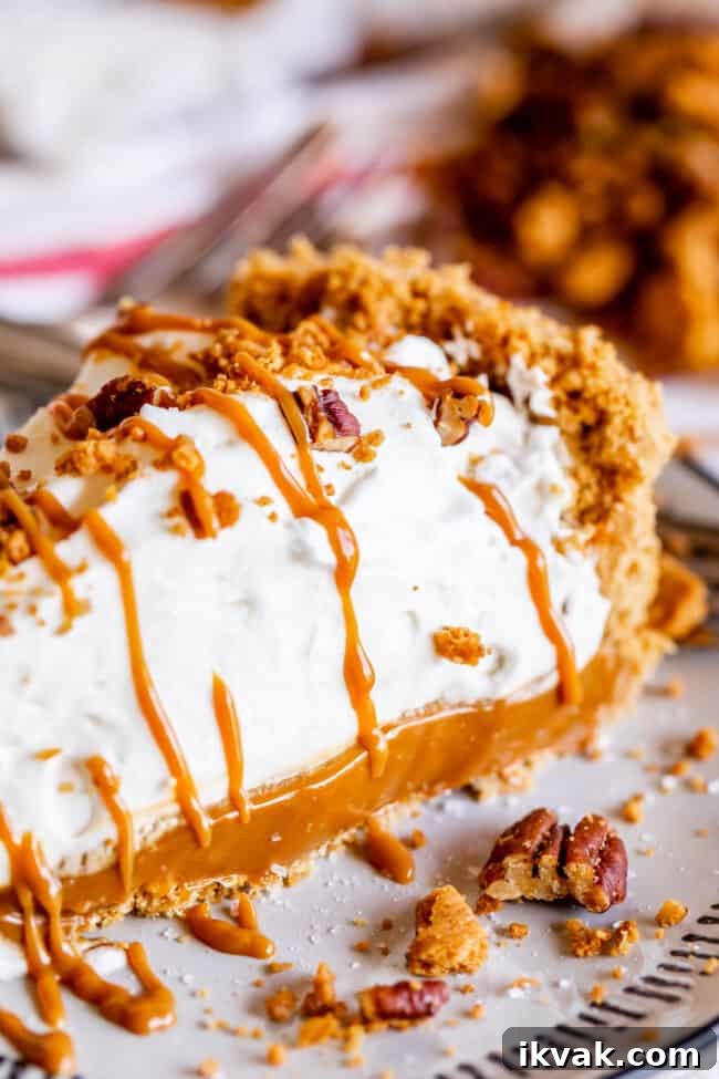 Dulce de Leche Cream Pie with Pecan-Graham Crumble dulce de leche caramel pie