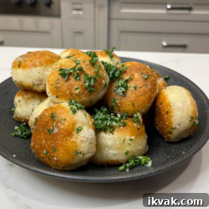 Garlic dough balls