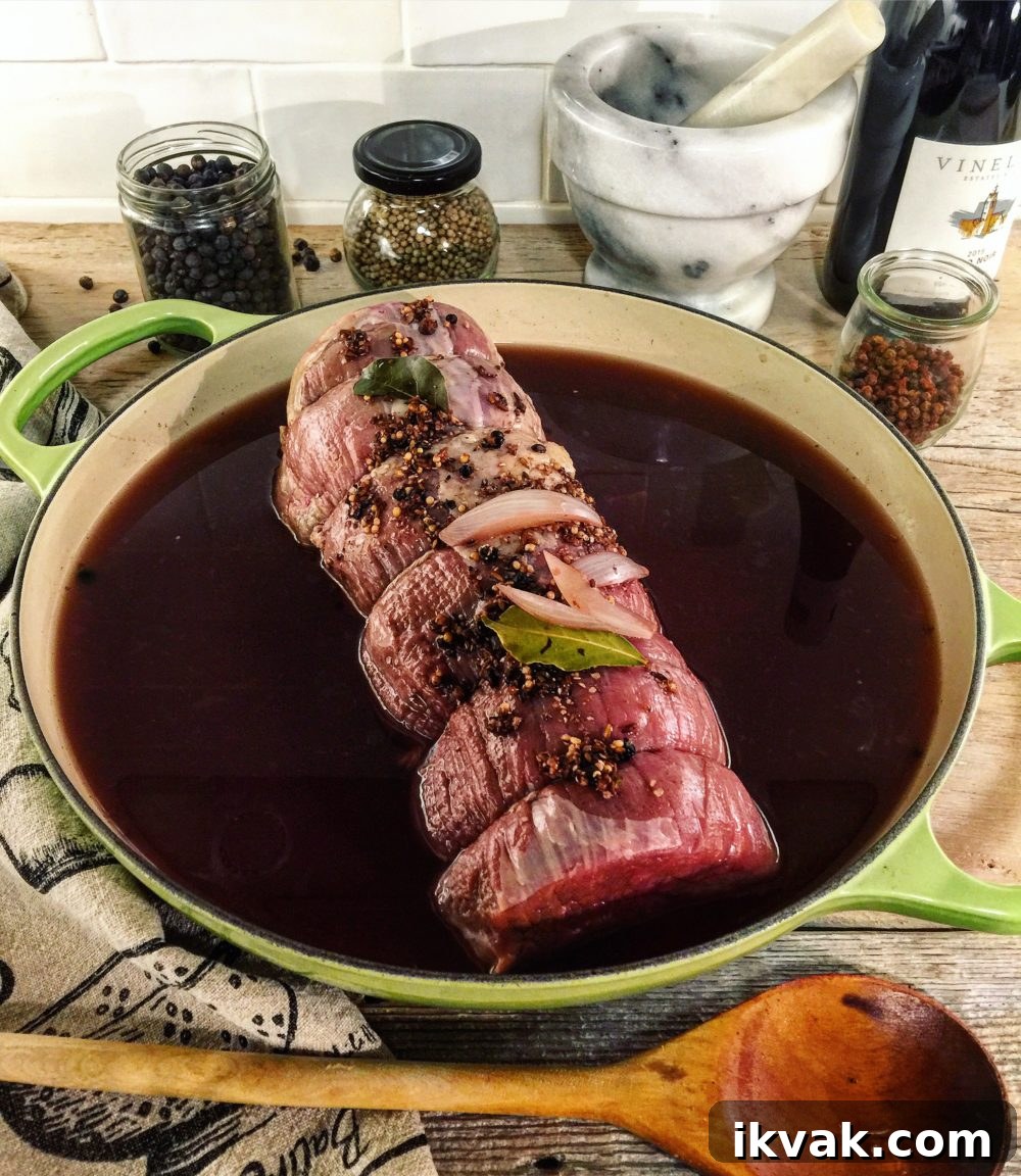 Sauerbraten before
