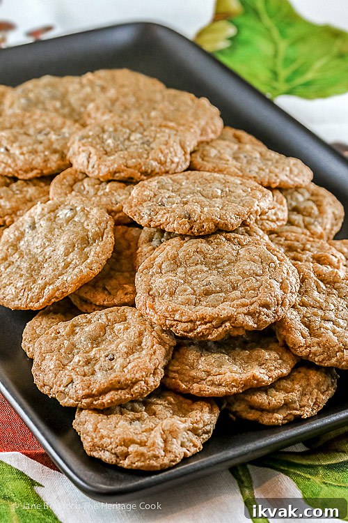 Platter of cookies; Chocolate Chip Almond Joy Cookies © 2018 Jane Bonacci, The Heritage Cook